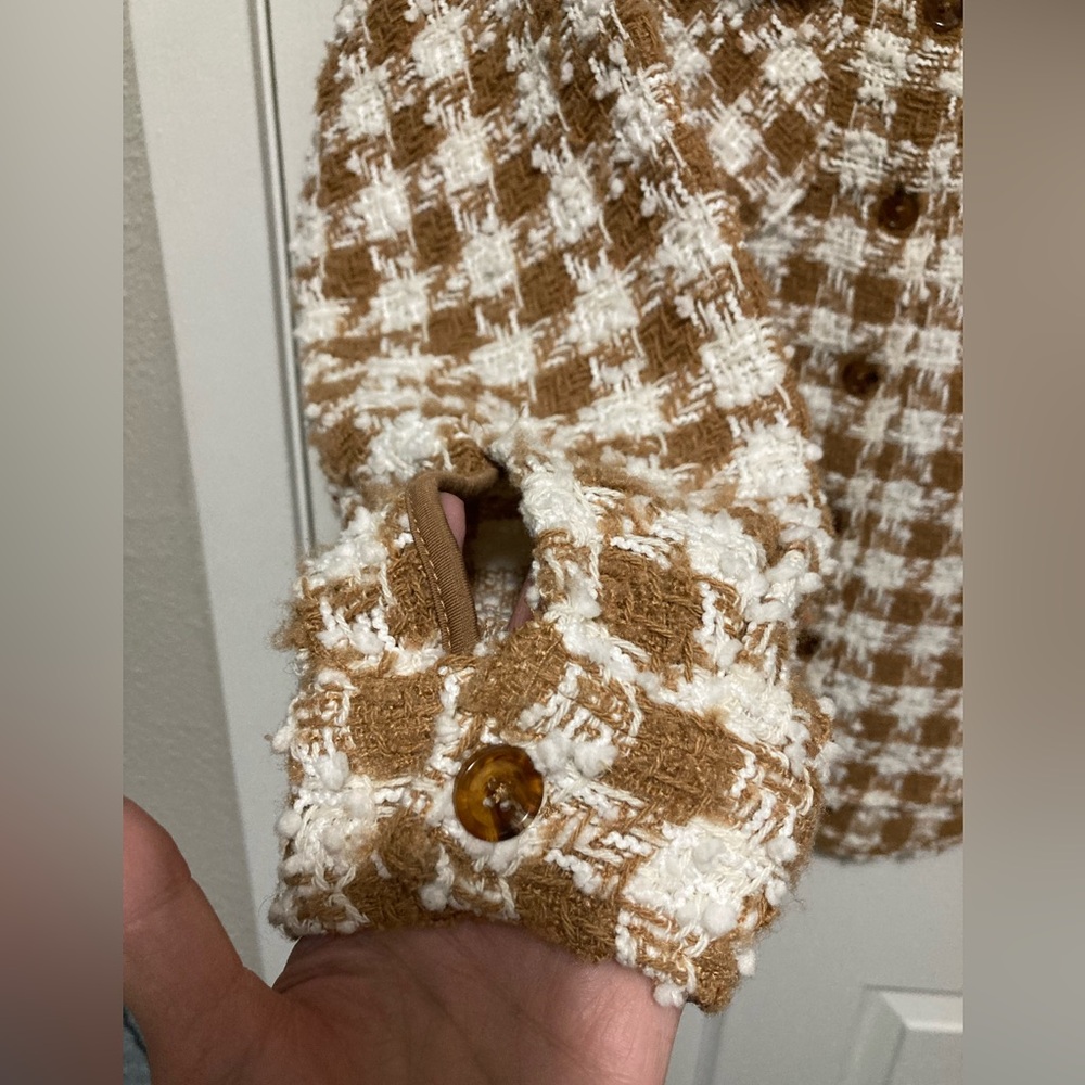 Costes Basic Chic Camel Brown & White Skyler Plai… - image 7